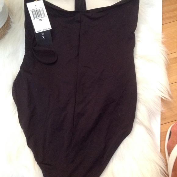 LaBlanca Black Tan Animal Print Swimsuit NWT - Picture 5 of 7